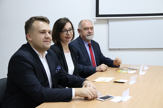 Prezydent Marek Materek i goście z Urzędu Marszałkowskiego